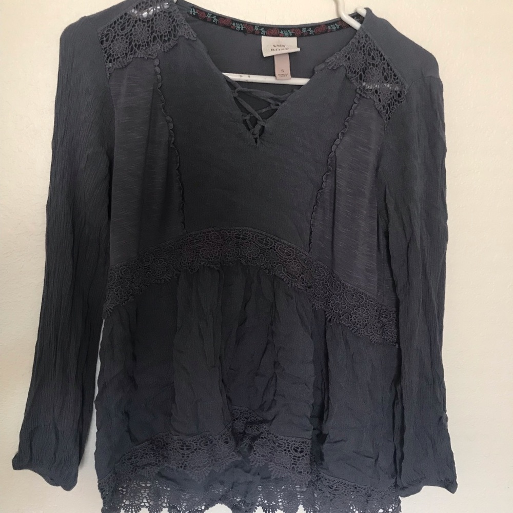 Vintage Navy blue top